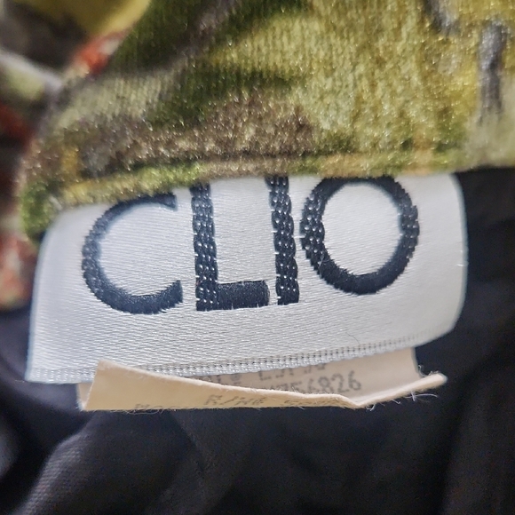 Beautiful Stretchy Vintage Velvet Floral Lightweight Long Coat S M L - Picture 8 of 16